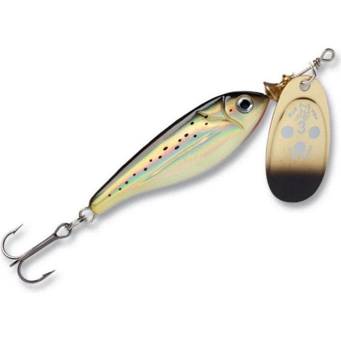 Блесна вращающаяся BLUE FOX Minnow Super Vibrax 18 г, цвет G (BFMSV4-G)